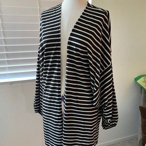 Anthropologie brand long striped cardigan